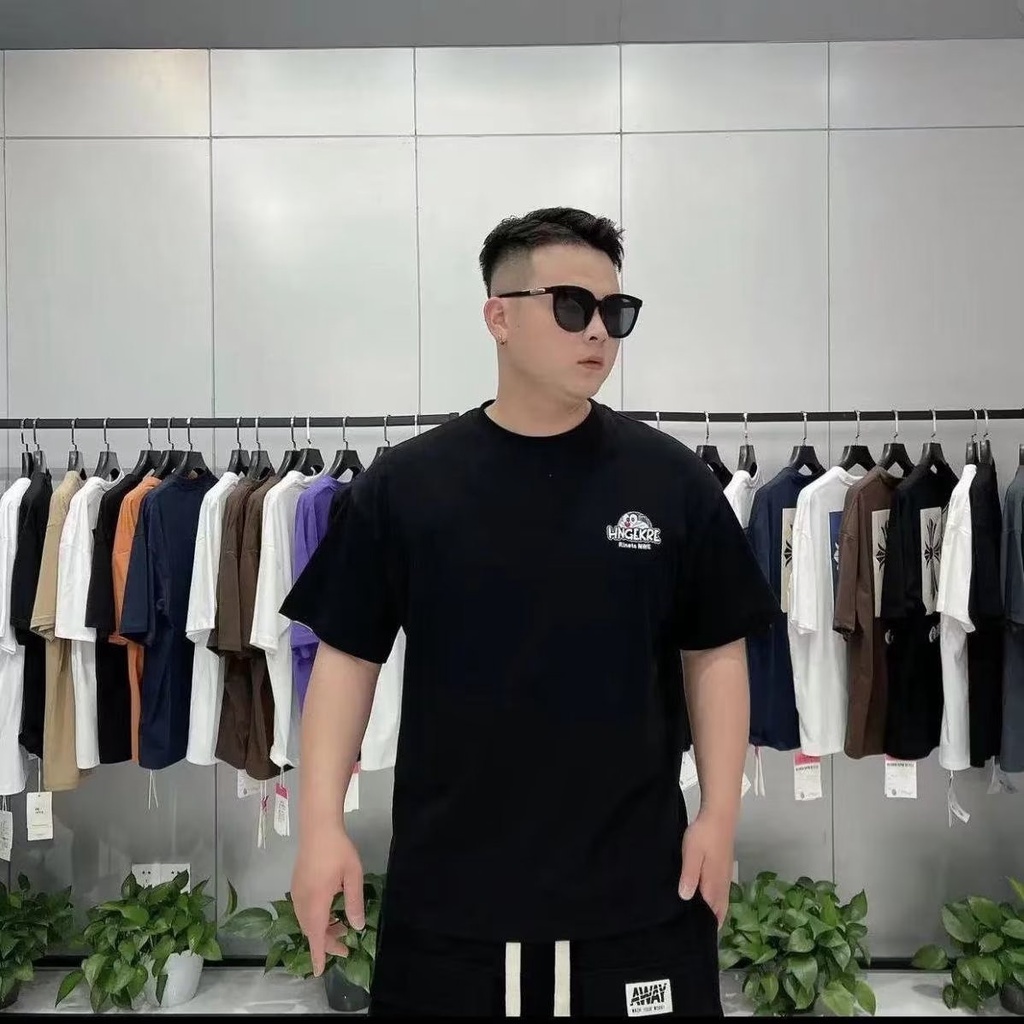 Áo Thun 100% Cotton Tay Ngắn Cổ Tròn In Họa Tiết Hoạt Hình Thời Trang Mùa Hè Cho Nam
