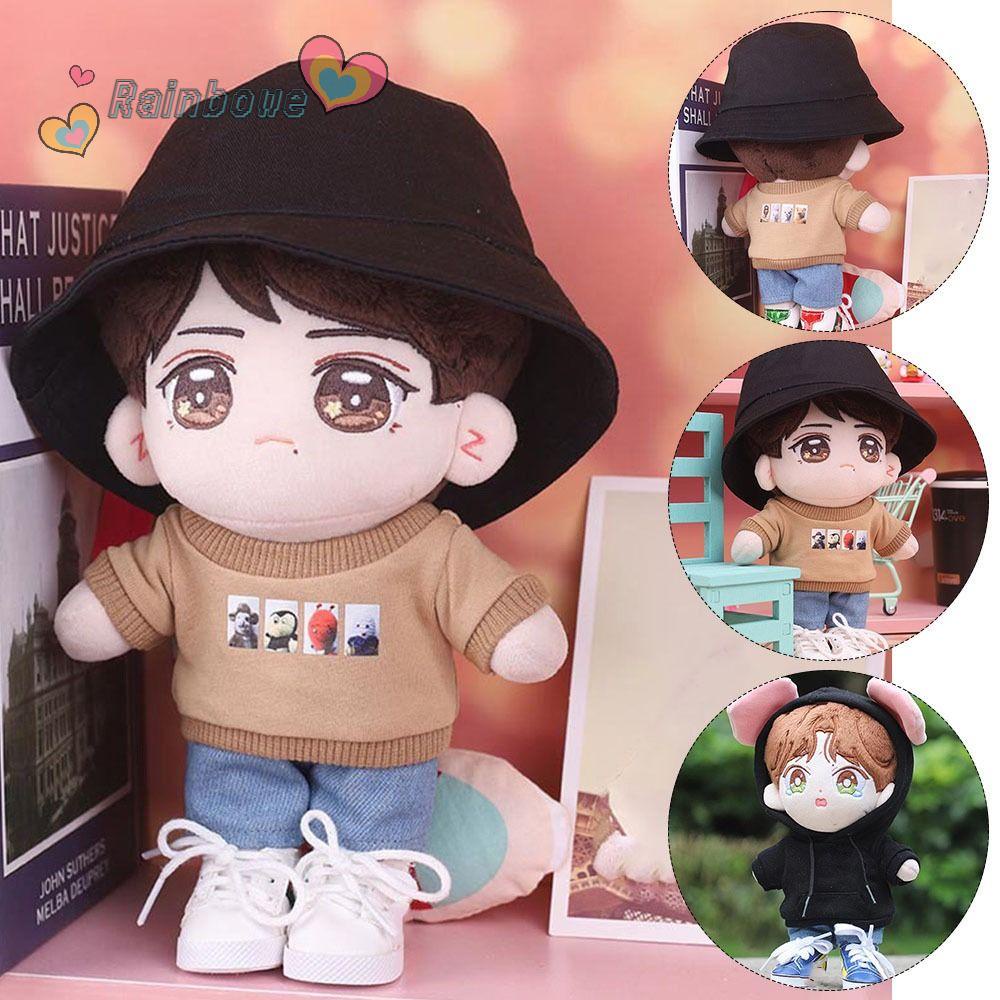 Áo Hoodie Màu Cầu Vồng Thời Trang Cho Búp Bê 20cm