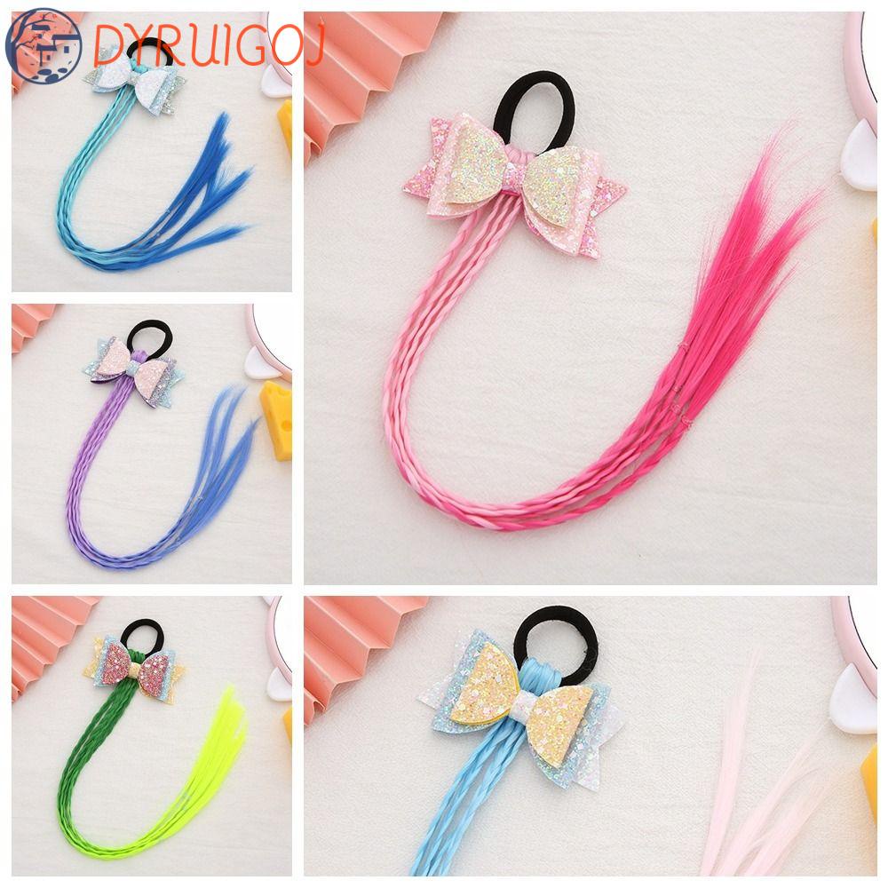 Tóc Giả Thắt Bím Co Giãn Nhiều Màu Sắc Chất Lượng Cao Dễ Thương Dành Cho Bé Gái DYRUIDOJ