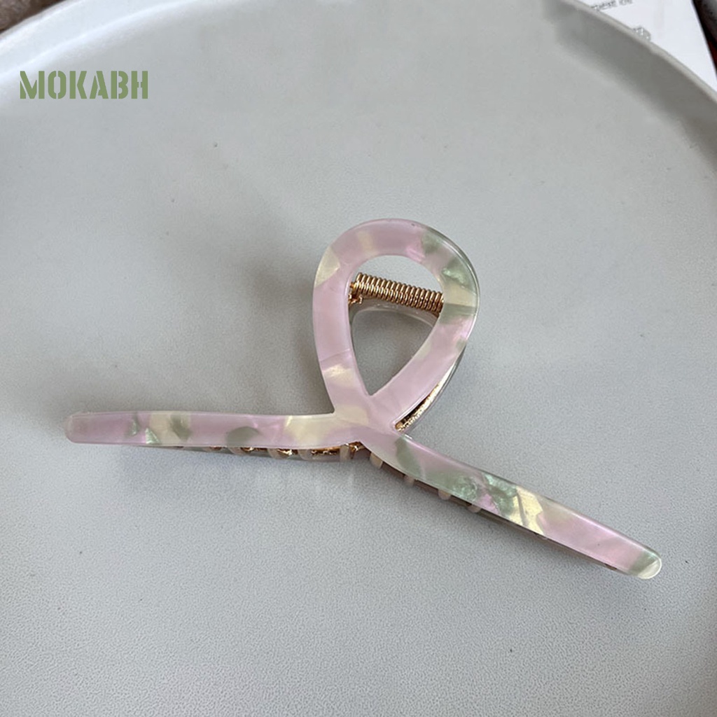 Kẹp Tóc Hình Răng Chéo Phong Cách Vintage Đơn Giản