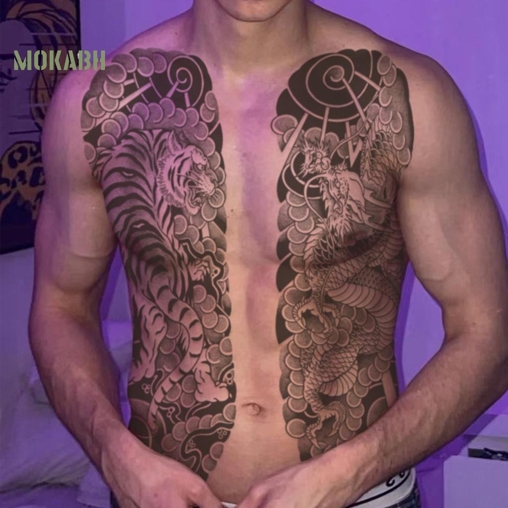 Miếng Dán Hình Xăm Chiết Xuất Thảo Dược Chống Nước Lâu Trôi Không Gây Kích Ứng Nhanh Chóng Cho Unisex