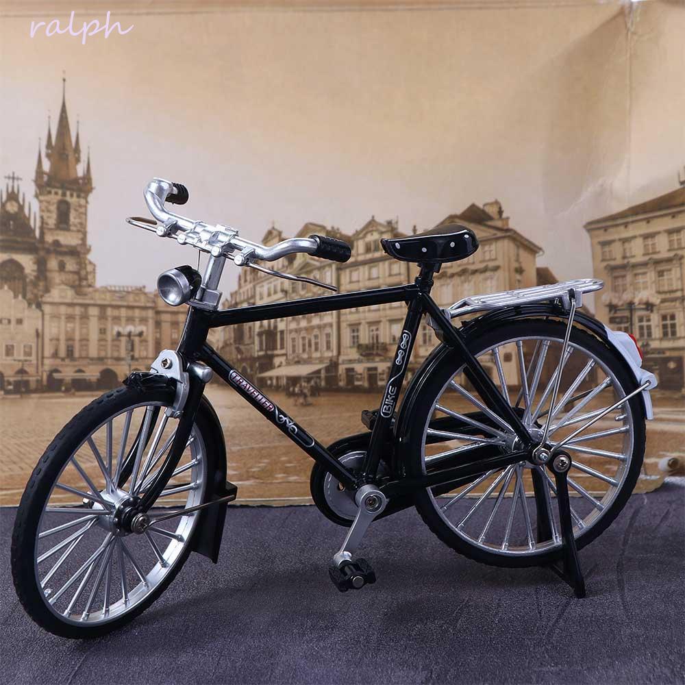 Đồ trang trí Xe Đạp Mini Bằng Kim Loại Tỉ Lệ 1: 10 Dùng Để Trang Trí Nhà Búp Bê