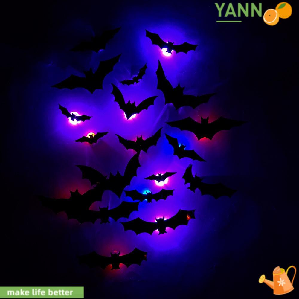 Đèn LED Dán Tường Trang Trí Trong Nhà Hình Dơi 12 Kích Cỡ Mẫu 1