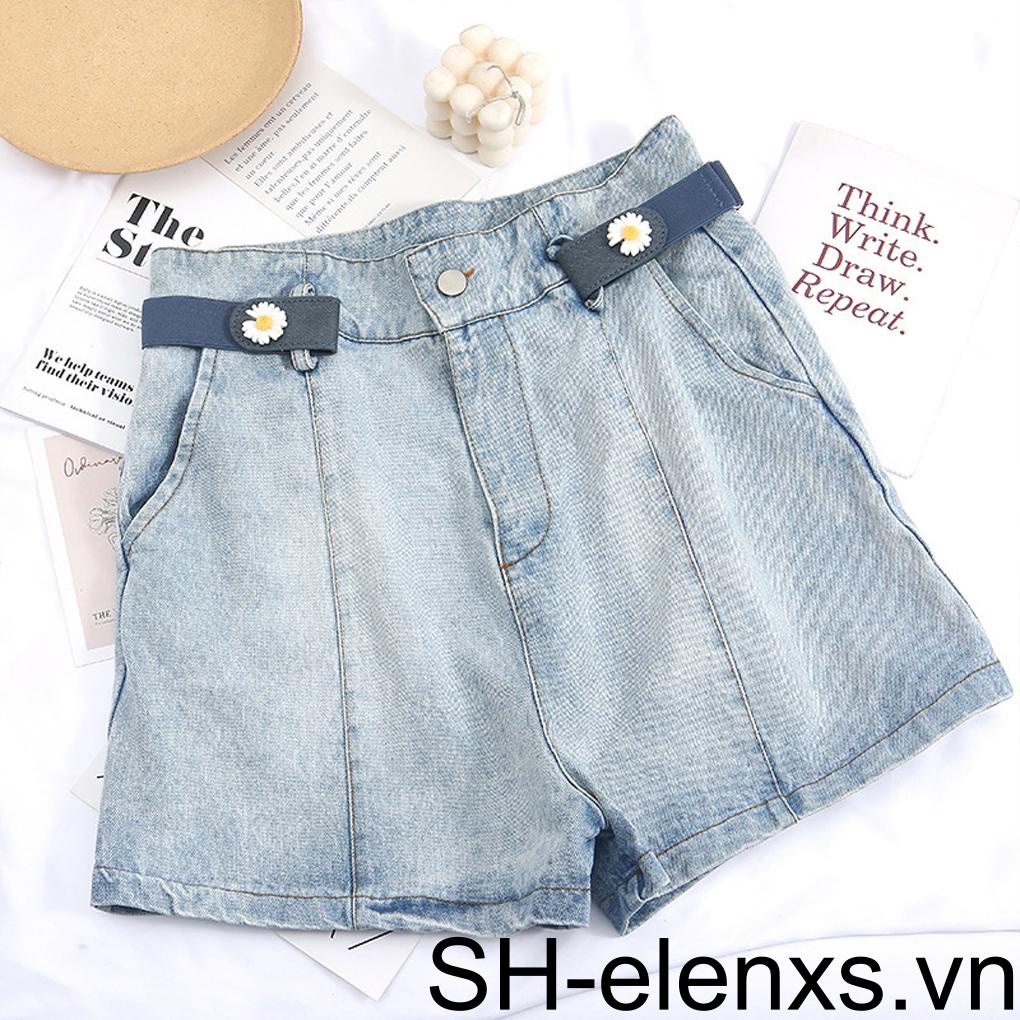 Thắt Lưng Co Giãn Trơn Mịn Không Đục Lỗ Đa Năng Thời Trang Thường Ngày