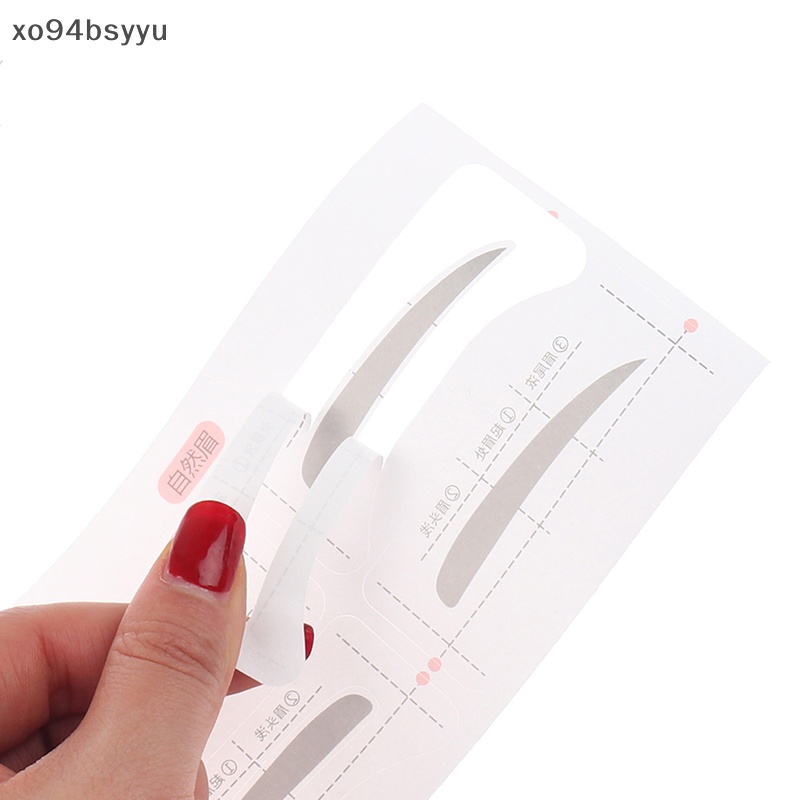 24 Cặp Khuôn Kẻ Lông Mày Xo94Bsyu Có Thể Điều Chỉnh Tiện Dụng