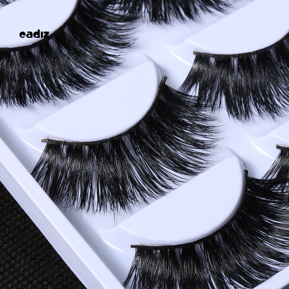 Bộ 5 Cặp Lông Mi Giả Dài Và Dày Hiệu Quả