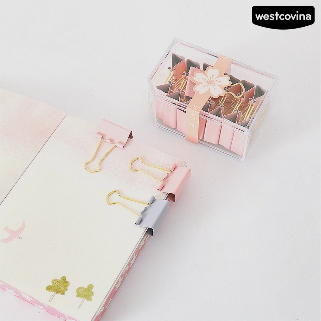 [WSTN]✎1 Bộ Kẹp Đánh Dấu Trang Sách Bằng Kim Loại Đuôi Dài 25mm Đa Năng Giá Đỡ
