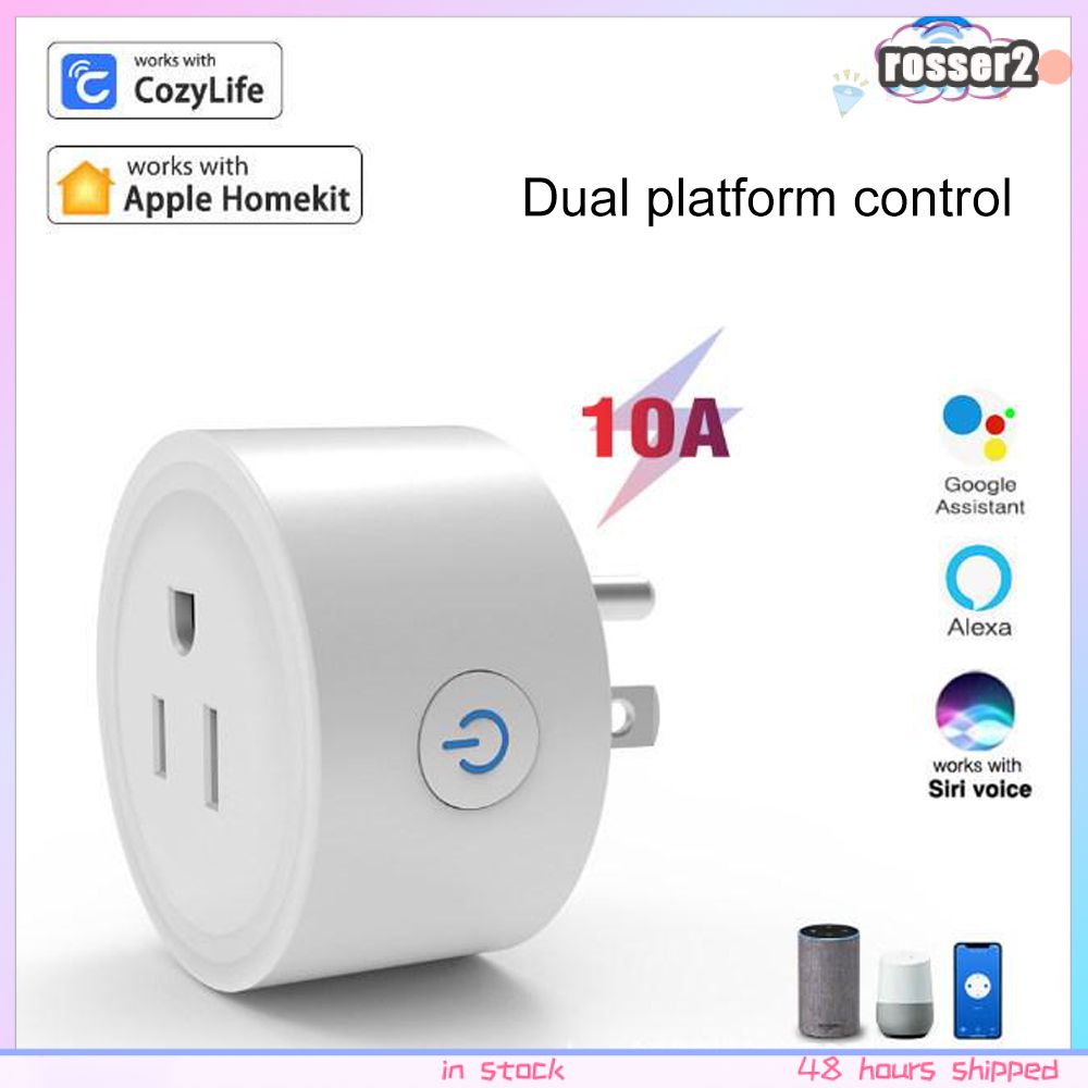 Smart Homekit Metric Socket Metering Wifi Socket Us Standard Remote Timing Cozylife App For Alexa Vo