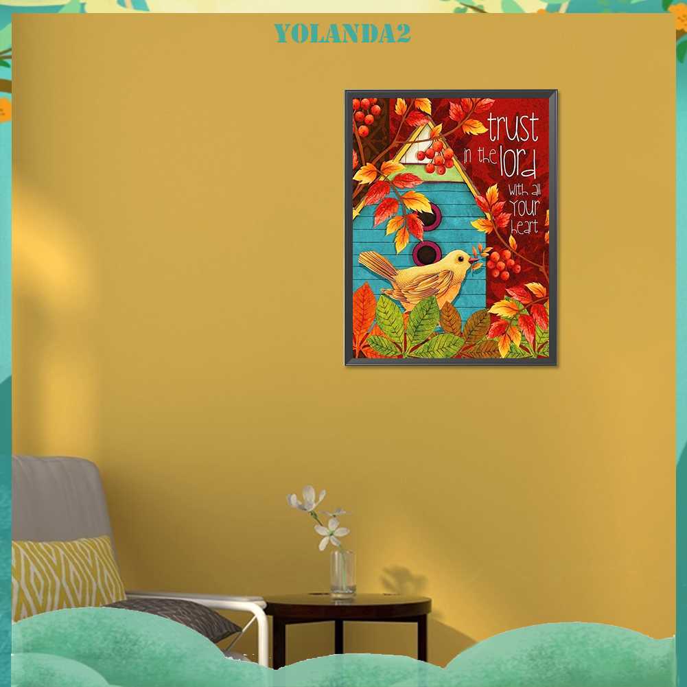 Tranh Đính Đá Kim Cương Toàn Bộ 5D DIY Hình Vẽ Thiên Nhiên