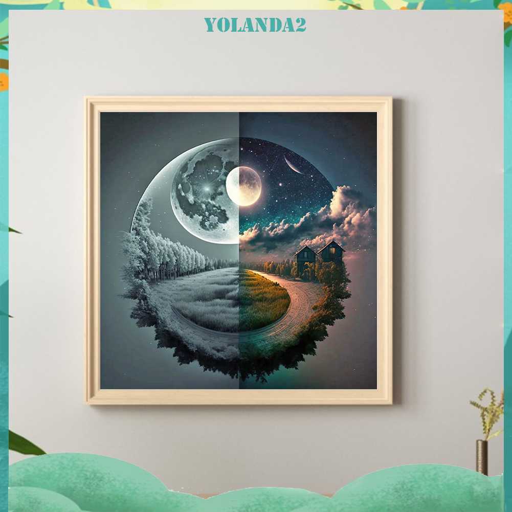 Tranh Đính Đá Kim Cương Toàn Bộ 5D DIY Hình Vẽ Theo Mùa Trang Trí Nghệ Thuật