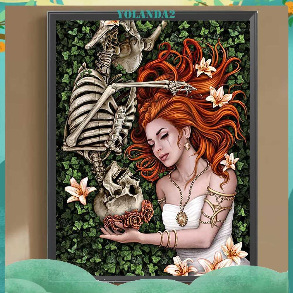 Tranh Đính Đá Kim Cương Toàn Bộ 5D DIY Hình Vẽ Nữ Thần Trang Trí Nhà Cửa
