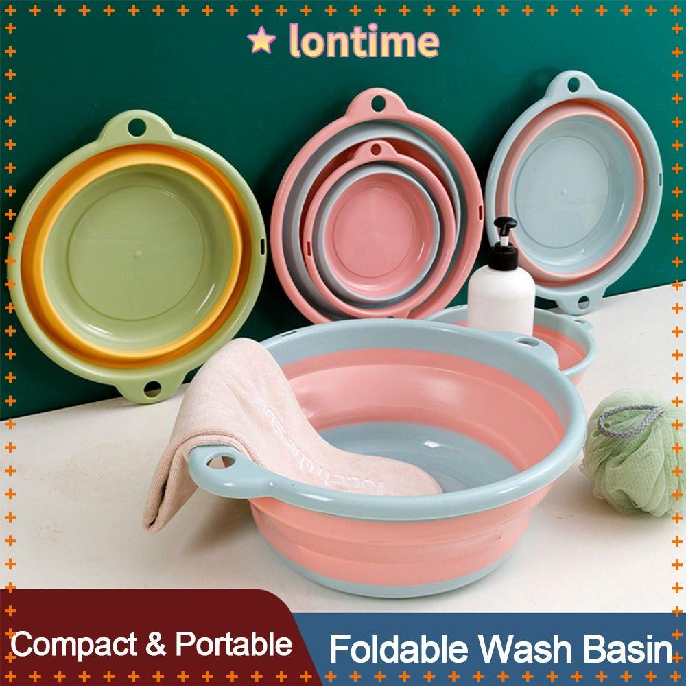 Chậu Rửa Dạng Gập Gọn Nhẹ Nhiều Kích Cỡ Cho Nhà Bếp / Du Lịch / Dã Ngoại