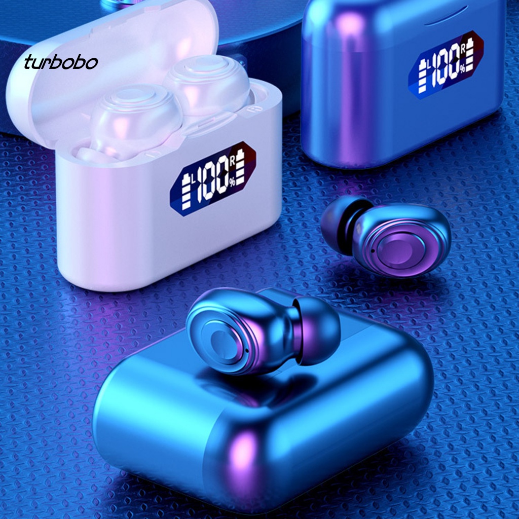 Tai Nghe Bass Chơi Game Không Dây Thông Minh Chống Ồn Có Màn Hình LED Kỹ Thuật Số Turo X37 5.2 Mega