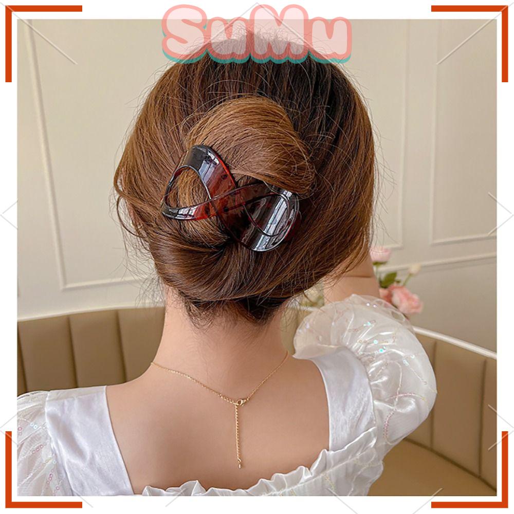 Set 3 Kẹp Tóc Càng Cua Chống Trượt Tiện Dụng Cho Nữ