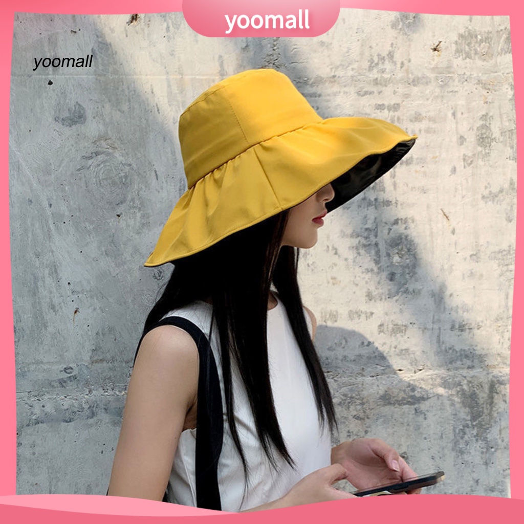 Nón Vành Tròn Lót Vinyl Chống Nắng Thời Trang Cho Nữ