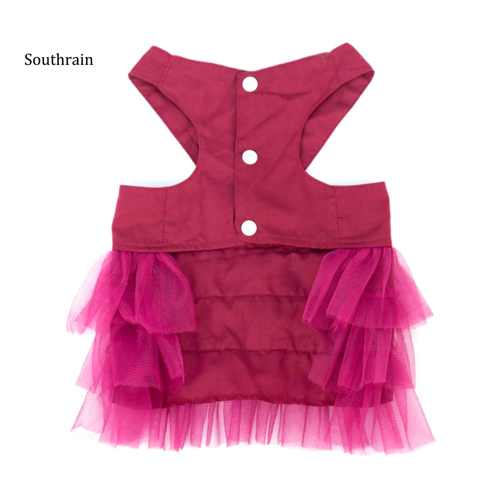 Đầm Tulle Không Tay Thoáng Khí Thời Trang Mùa Hè Cho Cún Cưng