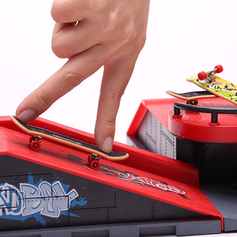 Bộ Ván Trượt Ngón Tay mini Bằng Nhựa Dùng Để Luyện Tập Công Viên Cuối Cùng