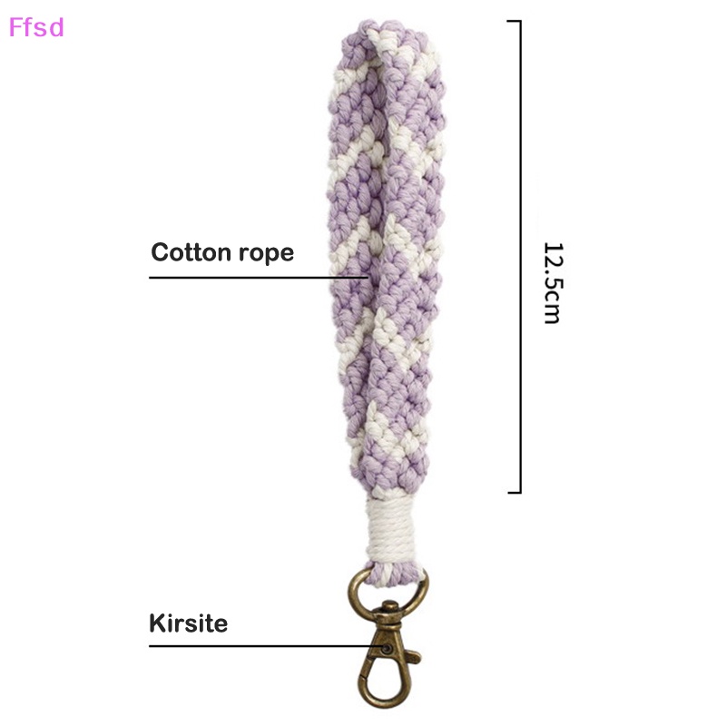 {Ffsd} Vòng Đeo Tay Cotton Bện Thủ Công Sáng Tạo Phong Cách Macrame Hobo Thời Trang Cho Nữ * Bán Chạy *