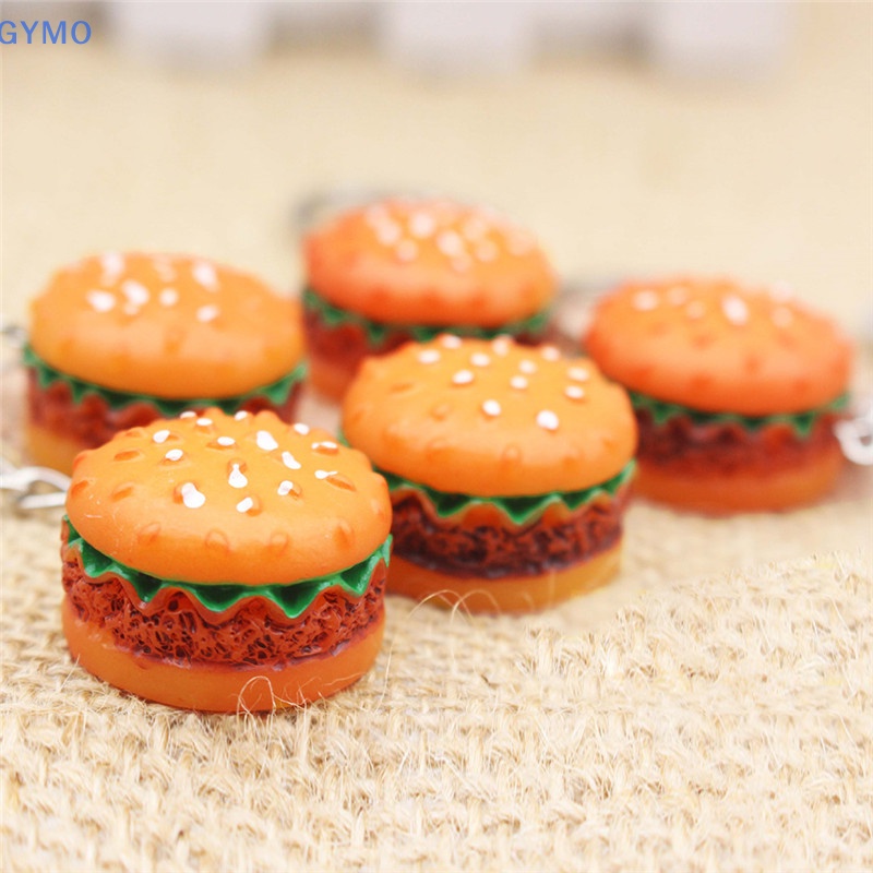 Móc Khóa Hình Bánh Hamburger Dễ Thương Xinh Xắn