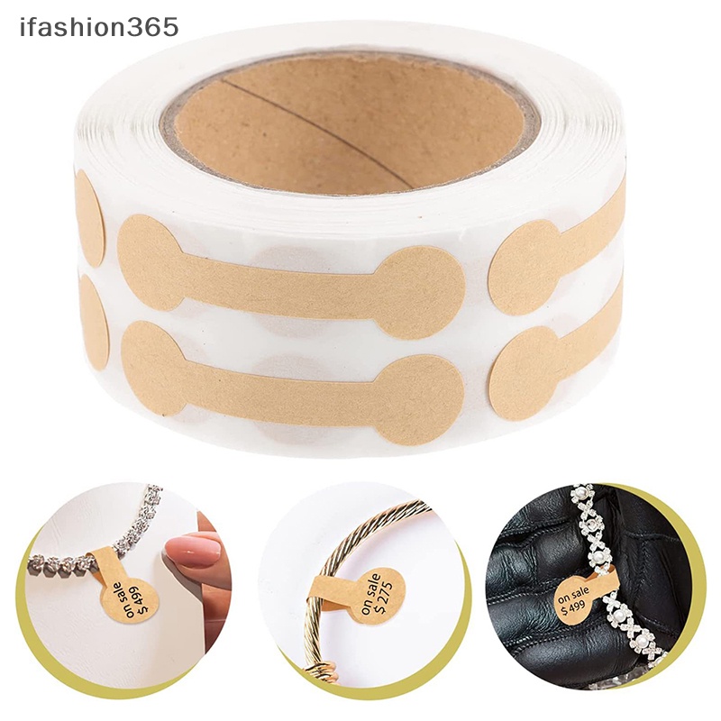 Set 500 Nhãn Dán Hình Tròn Tự Dính Dùng Trang Trí Trang Sức Tiện Dụng DIY ifashion365]