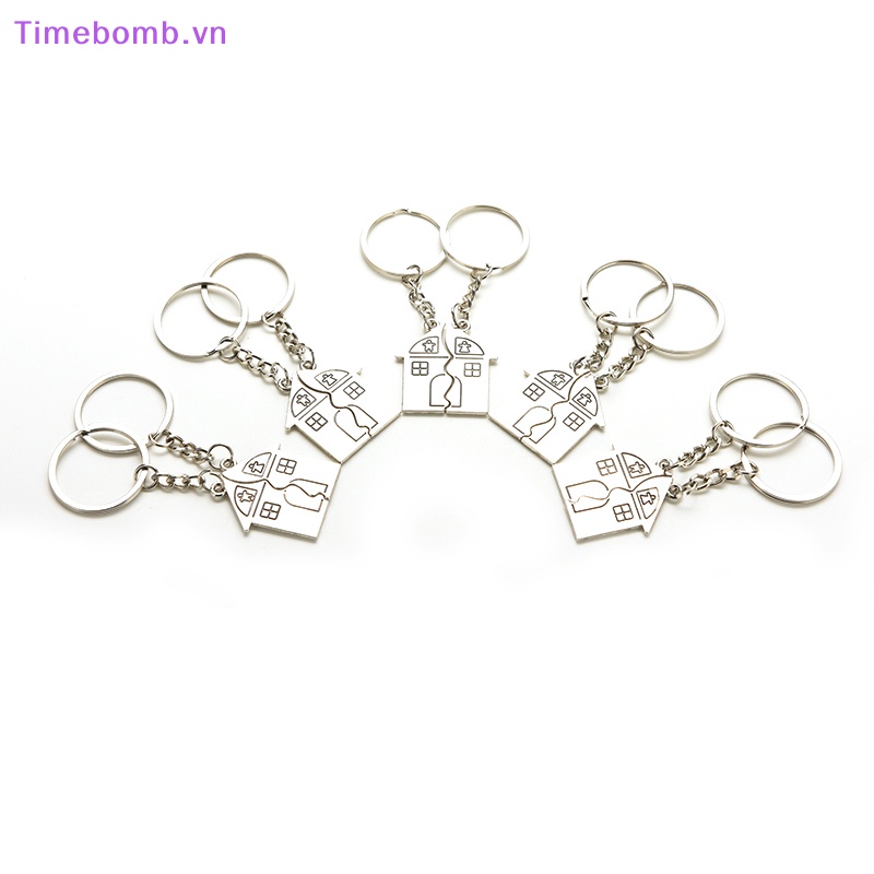 # Túi Đeo Chéo Thời Trang Hàn Cho Nữ # Set 2 Móc Khóa Hình Ngôi Nhà Đáng Yêu