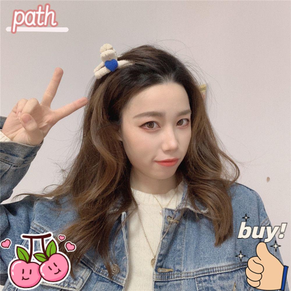 Kẹp Càng Cua Phủ Lông Thời Trang Thu Đông Xinh Xắn Cho Nữ