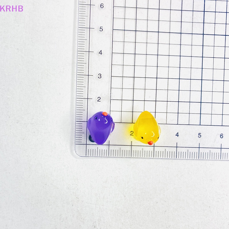 Set 5 Chú Gà Con Mini Phát Sáng Trong Bóng Tối Trang Trí Tiểu Cảnh Mới