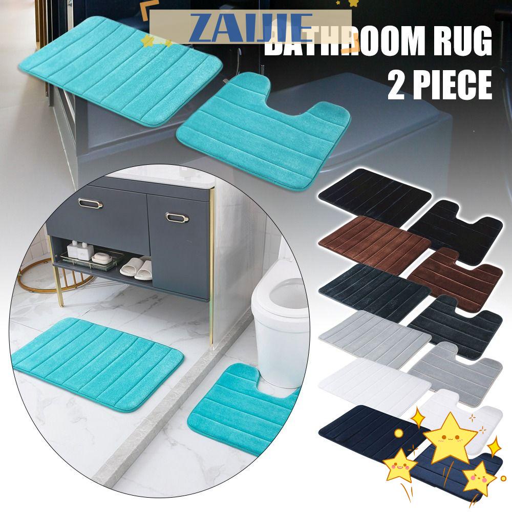 Thảm Trải Sàn Mềm Mại Khô Nhanh In Họa Tiết 24 Cái Dành Cho Phòng Tắm / Nhà Bếp