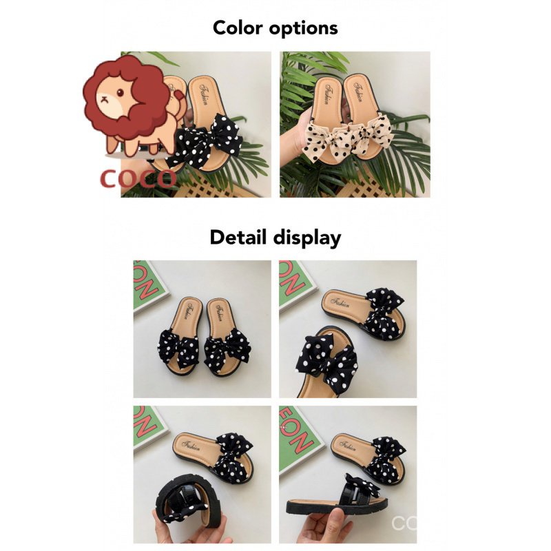 Dép Đi Trong Nhà Đế Mềm Chống Trượt Dành Cho Bé Gái