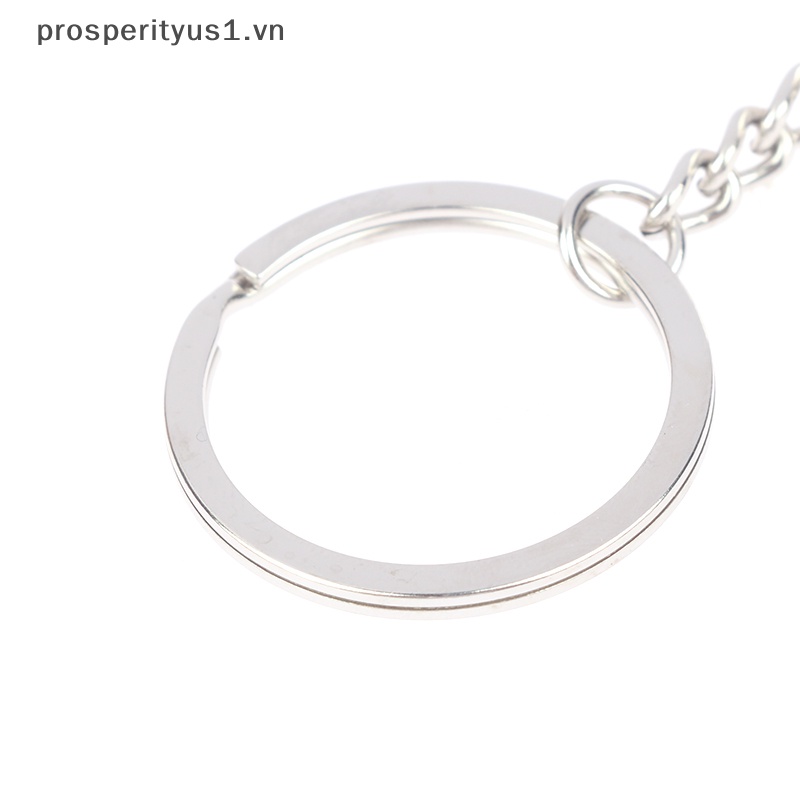 [prosperityus1] Móc Khóa Hợp Kim Kẽm Hình Chữ Nhật Mini Màu Vàng Kim Dễ Thương [VN]