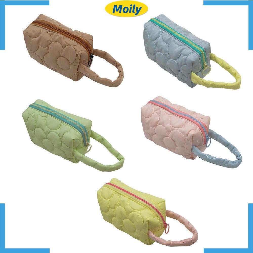 Túi Đựng Mỹ Phẩm Đa Năng Sức Chứa Lớn Họa Tiết Sọc Caro Ốp