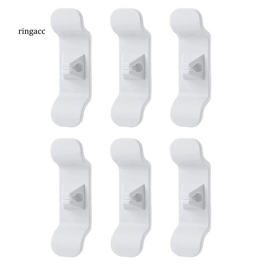 Bộ 6 Dụng Cụ Quấn Dây Cáp Sạc Tự Dính Đa Năng Dành Cho Nhà Bếp