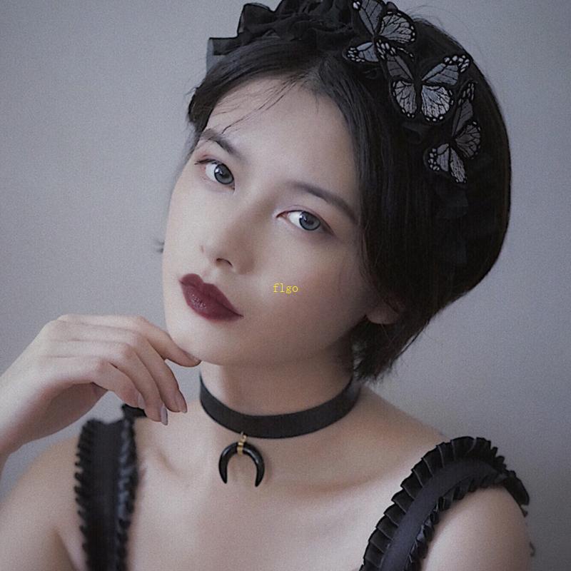 Băng Đô Thêu Hình Bướm Thời Trang Dành Cho Nữ