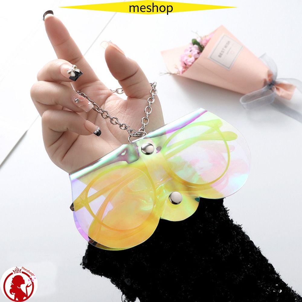 Túi Đựng Mắt Kính Bằng Nhựa Trong Suốt Chống Áp Lực Phối Dây Xích Dành Cho Đi Du Lịch