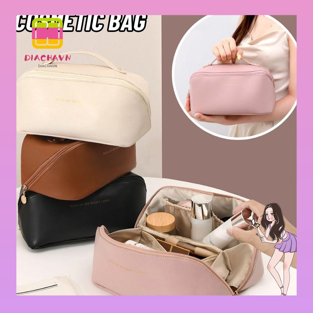 Túi Đựng Cọ Trang Điểm Sức Chứa Lớn Chia Ngăn Tiện Lợi