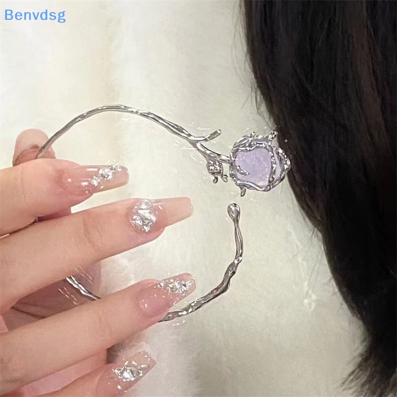 Benvdsg > Vòng Tay Hoa Hồng Bằng Hợp Kim Kiểu Gothic Thời Trang Có Thể Điều Chỉnh Cho Nữ