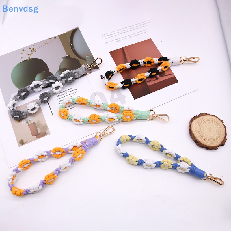 Benvdsg &gt; Vòng Đeo Tay / Móc Khóa / Chìa Khóa Họa Tiết Hoa Cúc Macrame Bohemian Sáng Tạo