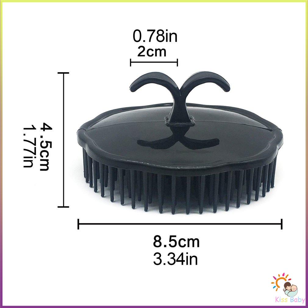 Tóc Mềm Mại Bàn Chải Dầu Gội Đầu Bằng Silicone Sản Phẩm Làm Đẹp Chăm Sóc Cá Nhân Massage Lược Dành Cho Trẻ Em [H/16]