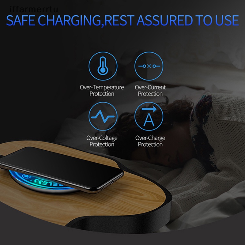 Đệm Sạc Không Dây Cảm Ứng Ma Thuật Hình Tròn Ma Thuật merrtu