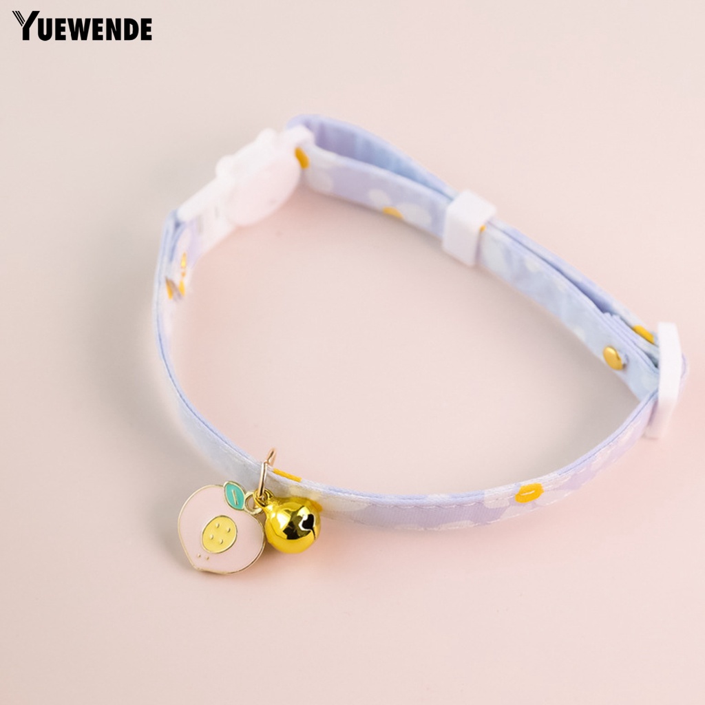 Vòng Cổ YQ.E Độ Co Giãn Cao Với Họa Tiết Chấm Bi Dễ Thương Có Thể Điều Chỉnh Cho Thú Cưng Mặc Hàng Ngày