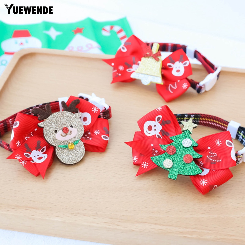 Yq.e Vòng Cổ Trang Trí Giáng Sinh Có Thể Điều Chỉnh Cho Mèo Cưng