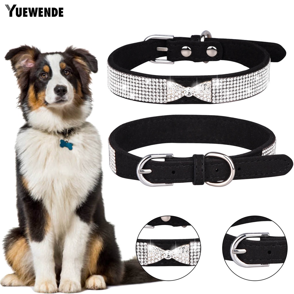 Vòng Cổ HìNh Nơ ĐíNh Đá Cho Thú Cưng