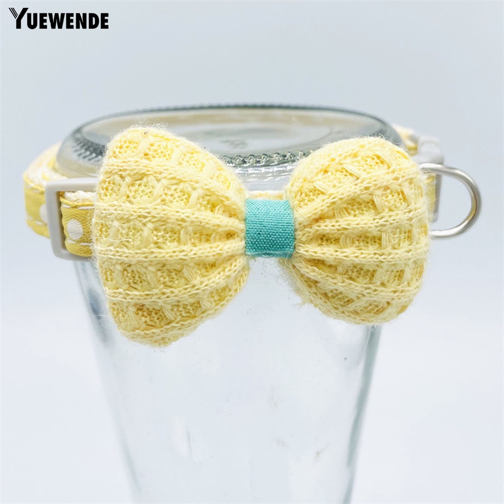 Vòng Cổ Polyester Dễ Thương Bắt Nơ Có Thể Điều Chỉnh Dành Cho Thú Cưng Cỡ Nhỏ / Vừa