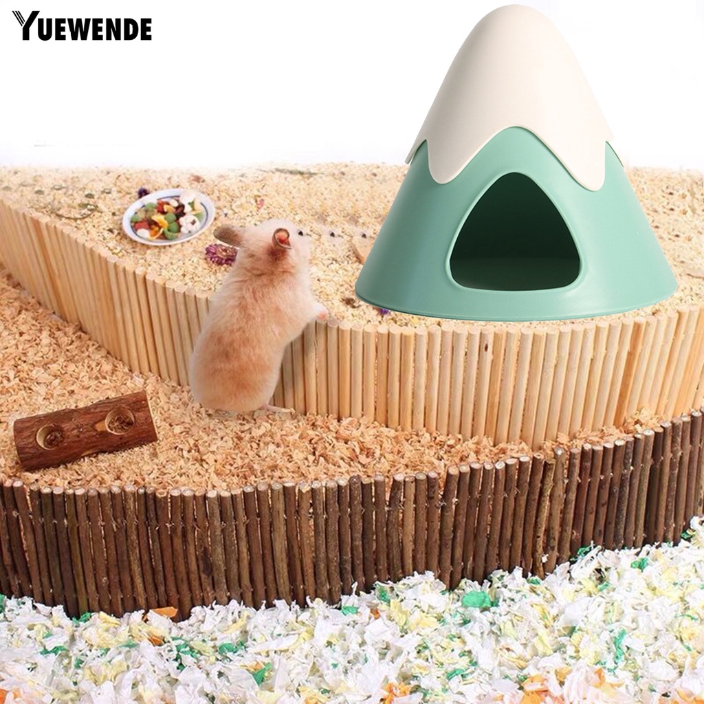 Yq.e Tổ Ổ Cứu Hộ Bằng ABS Hình Núi Tuyết Không Gian Có Thể Tháo Rời Giảm Căng Thẳng Cho Hamster / Hamster / Sóc / Chuộ