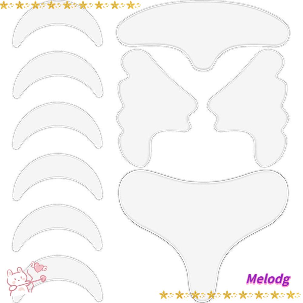 Bộ 11 Miếng Dán Nâng Cơ Mặt / Cổ / Trán Chống Nếp Nhăn Tiện Dụng