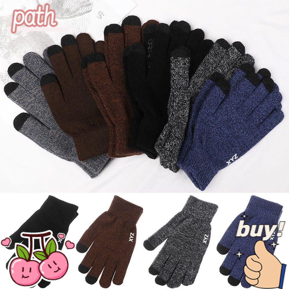 1 Đôi Găng Tay Thể Thao Dày Dặn Có Thể Chạm Màn Hình Cảm Ứng Cho Nam Nữ