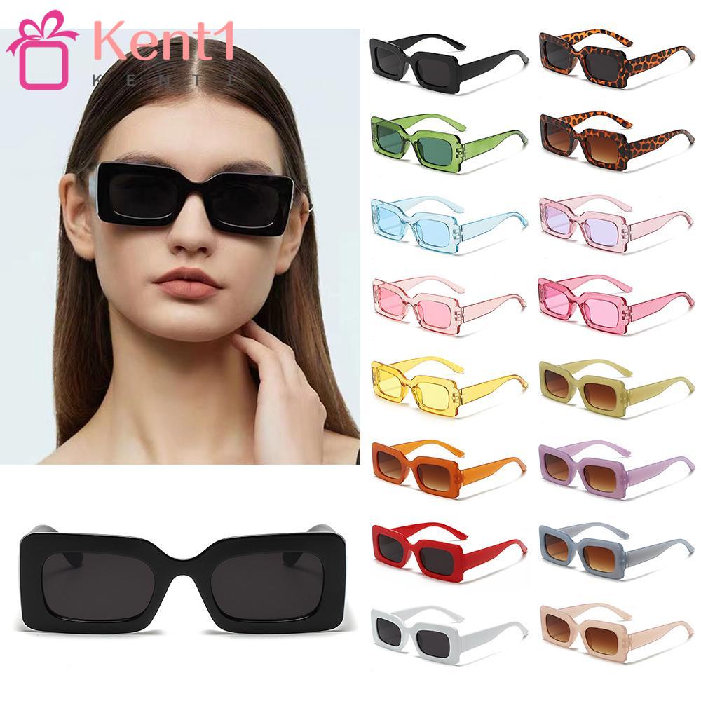 Kính Mát Tròng 90 '' Chống Tia UV400 Màu Sắc Ngọt Ngào Ket1 Y2K