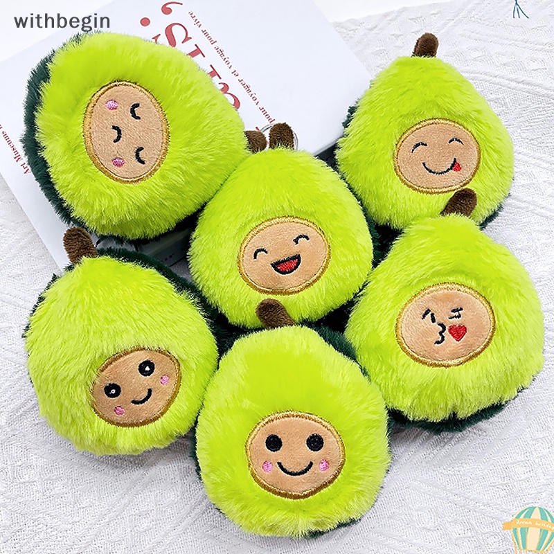 Móc Khóa Gắn Búp Bê Nhồi Bông Hình Quả Bơ Năm 2023 Dễ Thương