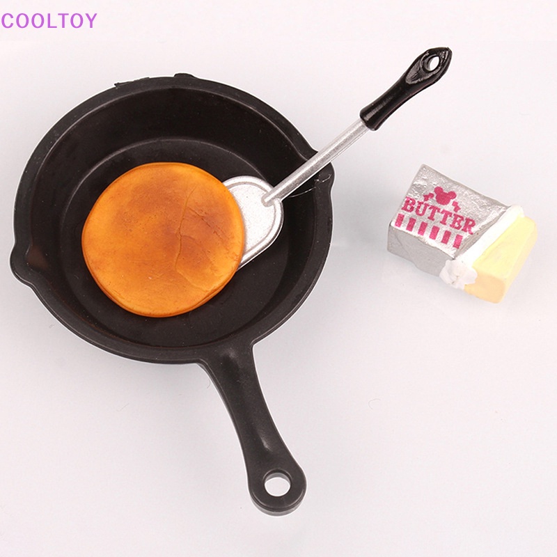 1 Bộ Mô Hình Chảo Sắt 1: 12 Dùng Trang Trí Nhà Búp Bê