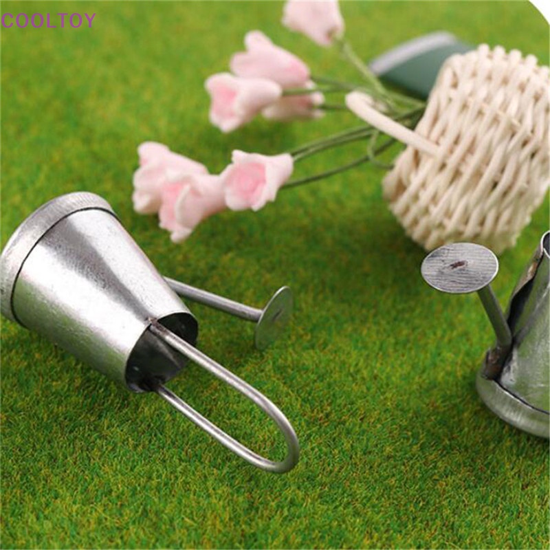 Bình Tưới Cây Mini Bằng Kim Loại Tỉ Lệ 1 / 12 Trang Trí Nhà Búp Bê